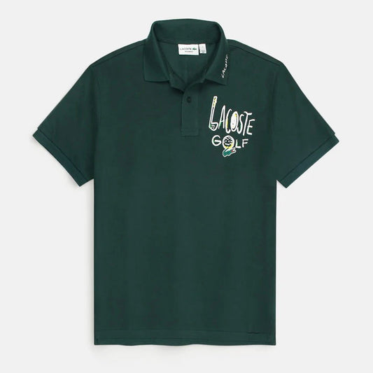 IMPORTED MEN'S LCSTE COLLAR POLO SHIRT (GREEN)