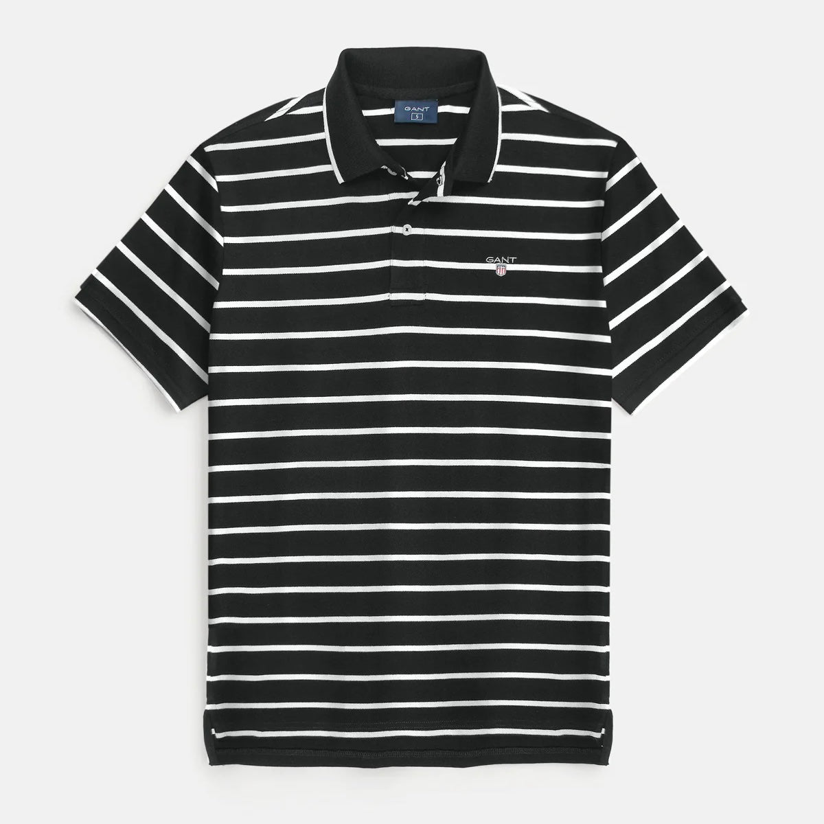 G-A-N-T IMPORTED MEN'S STRIPPER POLO SHIRT (BLACK)