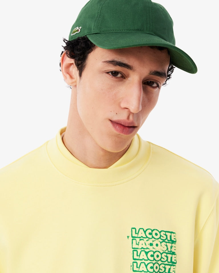 LCSTE PREMIUM COTTON FLEECE GRAPHIC PRINT SWEATSHIRT (LIME)