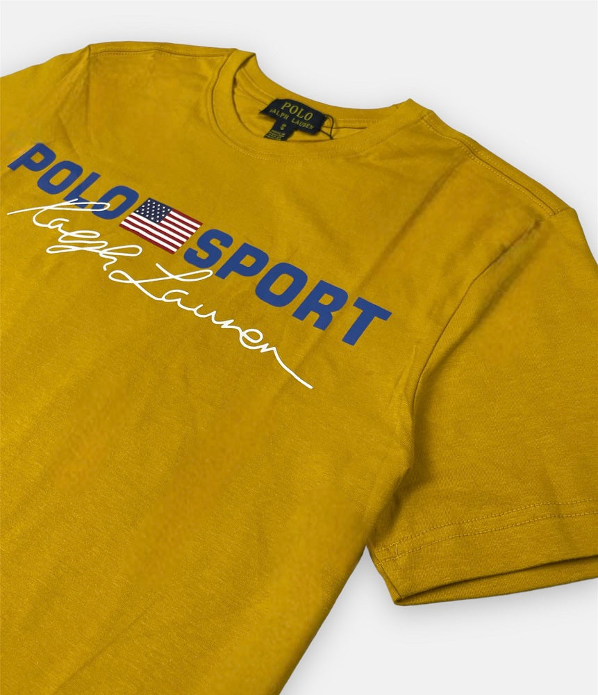 RL Premium Polo Sport t-shirt (Mustarad)