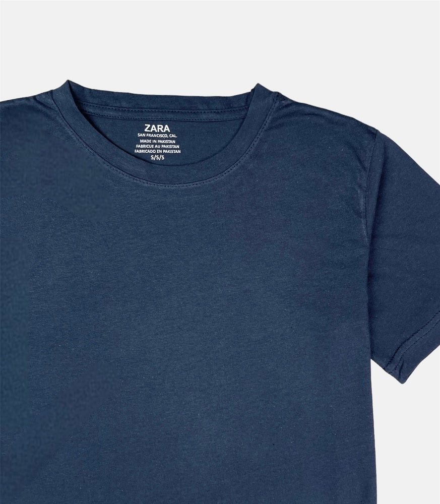 Z.A.R.A Basic T-shirt (Navy Blue)