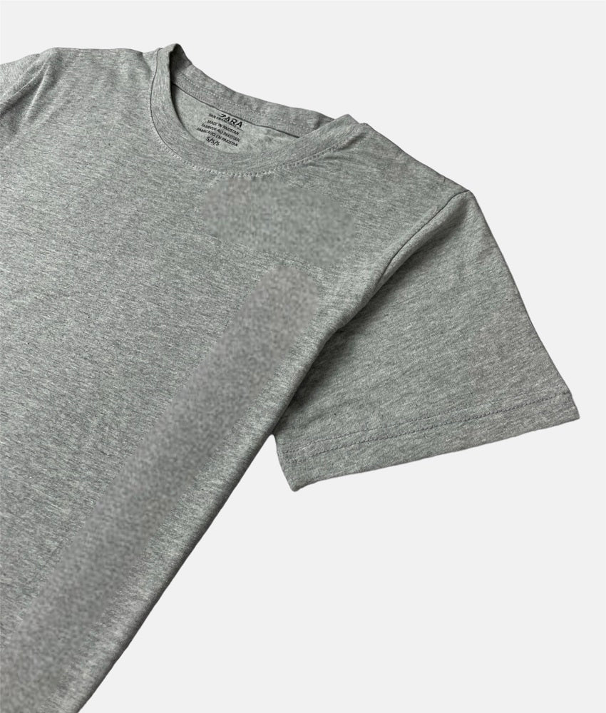 Z.A.R.A Basic T-shirt (Heather Grey)