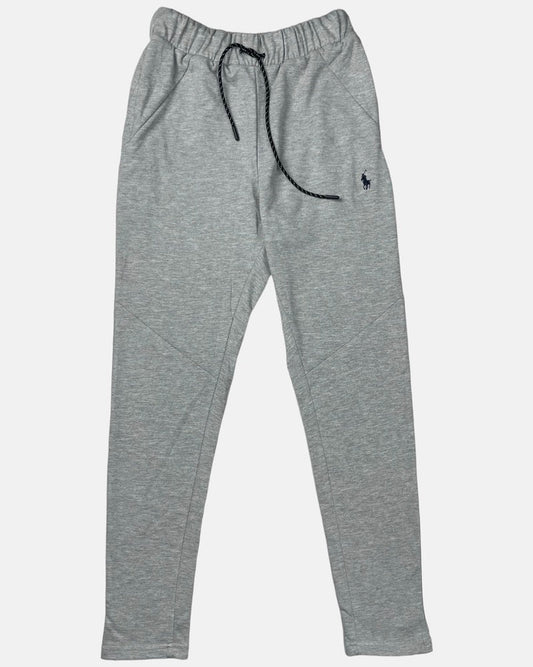 RL premium Small Pony Cotton Trouser (Heather Grey)