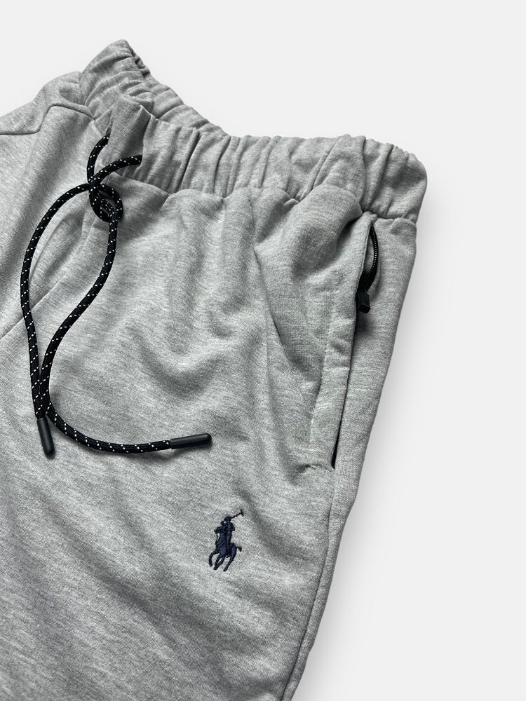 RL premium Small Pony Cotton Trouser (Heather Grey)