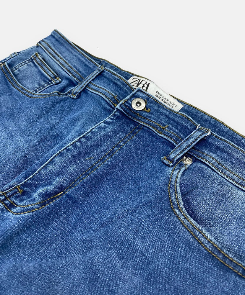 Z.A.R.A Terry Jeans Medium Blue