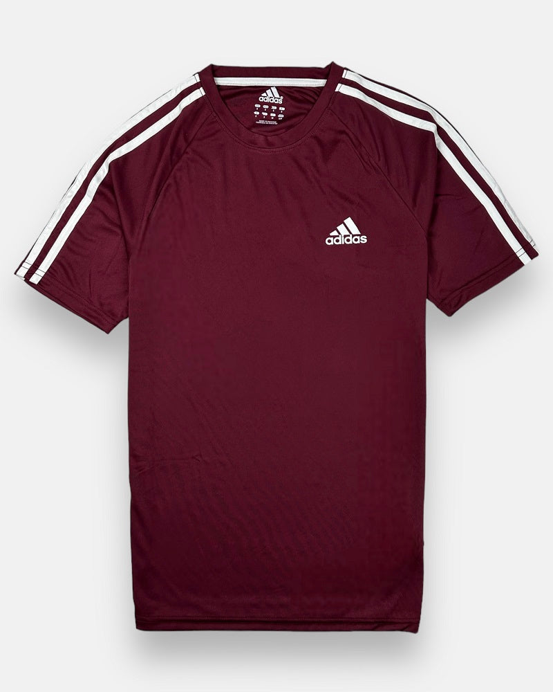 ADDAS Premium Dri-Fit T-Shirt (Mehroon)