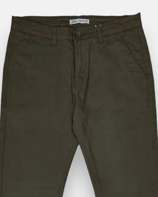 Z.A.R.A Premium Cotton Chino (Brown)