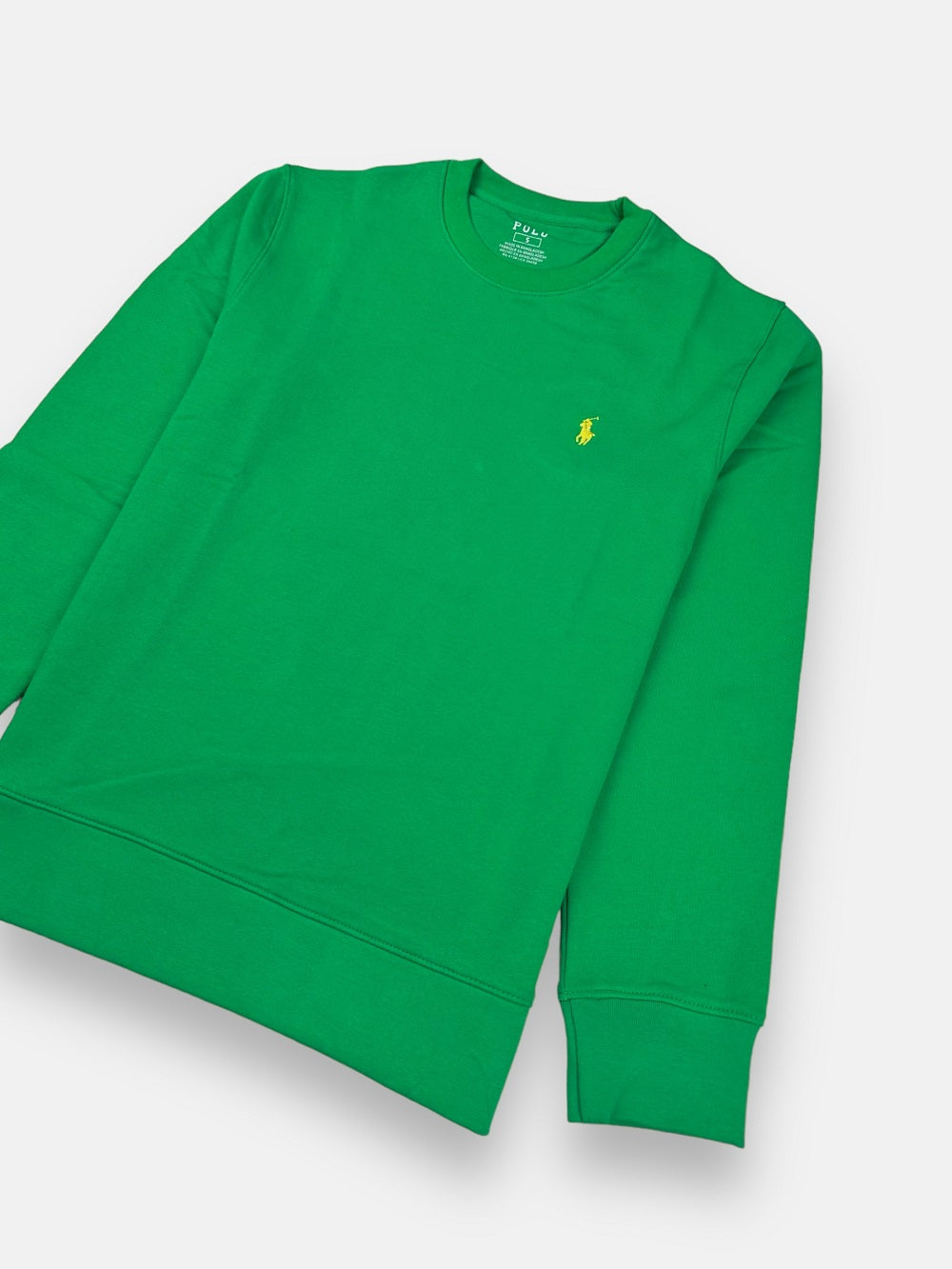 RL Small Pony Cotton terry SweatShirt Green