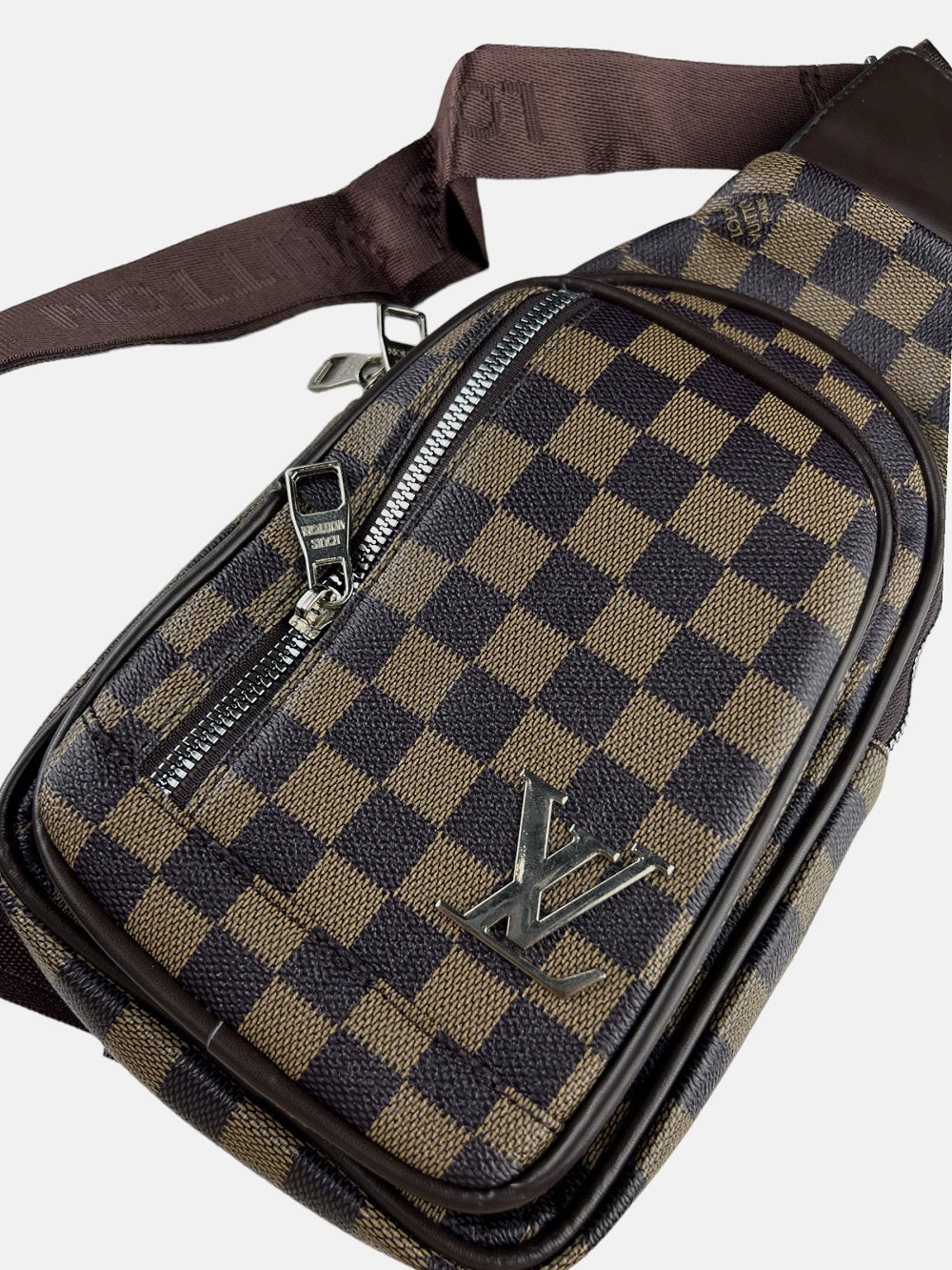 L.V Imported Chest Bag Brown Box 8020 B