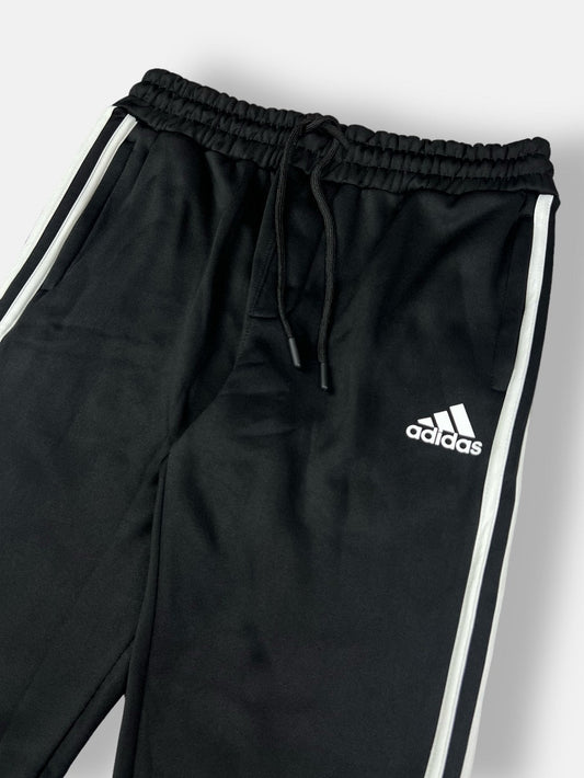 Addas Imported Polyester Fleece Trouser (Black)