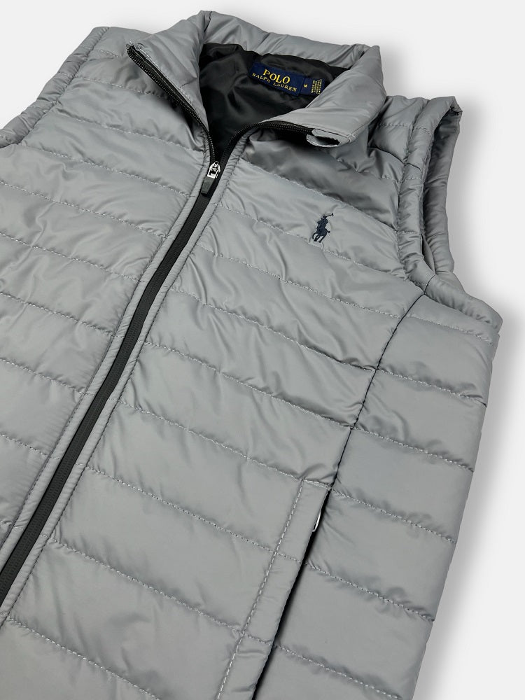 RL premium Small Pony Puffer Jacket (Steel Grey)