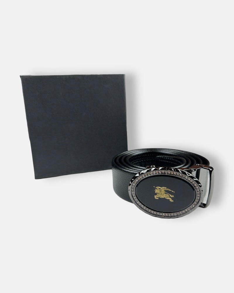 Burbry Imported Stone Adjustable Lock Belt