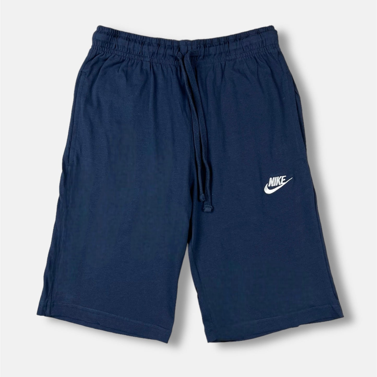 NKE Premium Cotton Shorts (Navy Blue)
