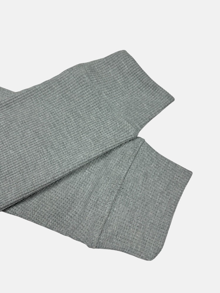 RL Premium S/P Thermal Mockneck Zip-Up (Heather Grey)