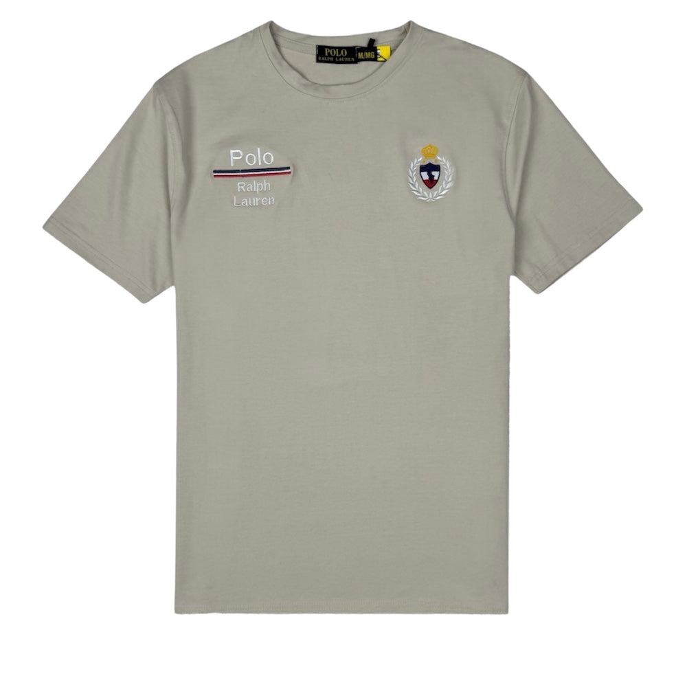 POLO RL PREMIUM COTTON T-SHIRT (STONE)