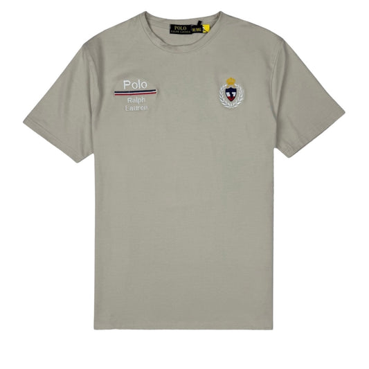 POLO RL PREMIUM COTTON T-SHIRT (STONE)
