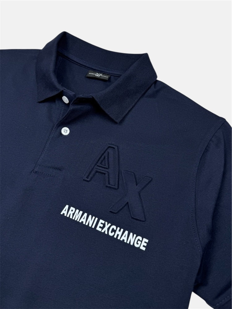 A-X PREMIUM POLO SHIRT (NAVY BLUE)