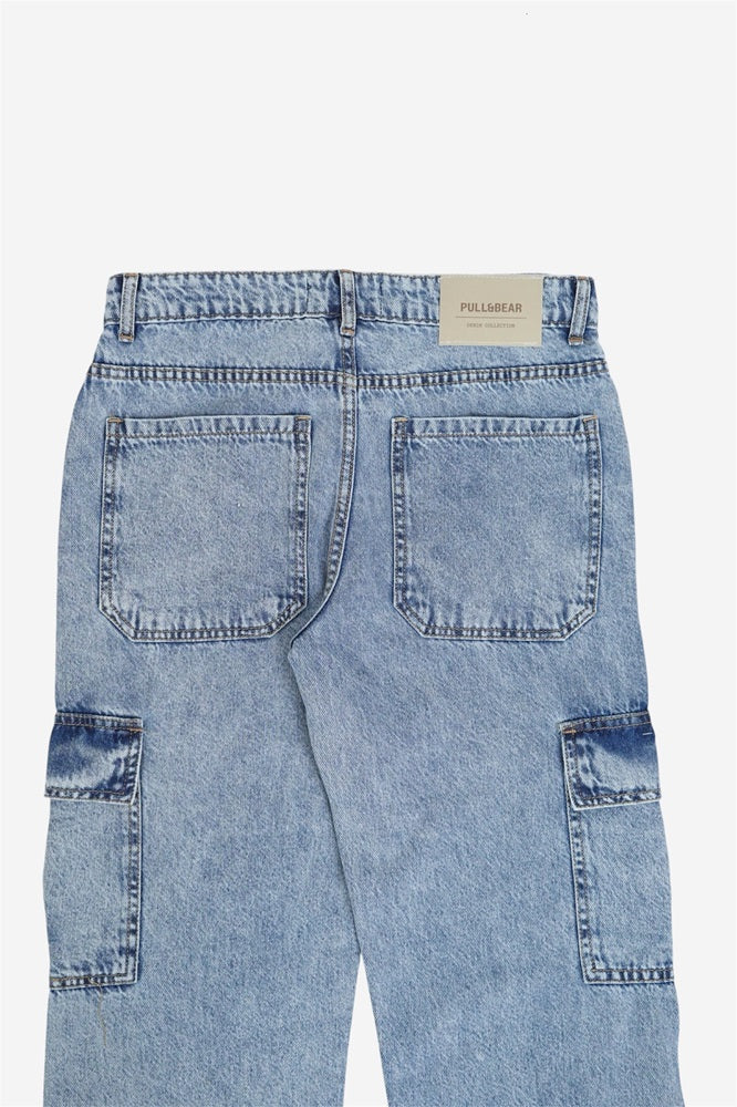 P&B Premium Loose Fit Trouser (Medium Blue)