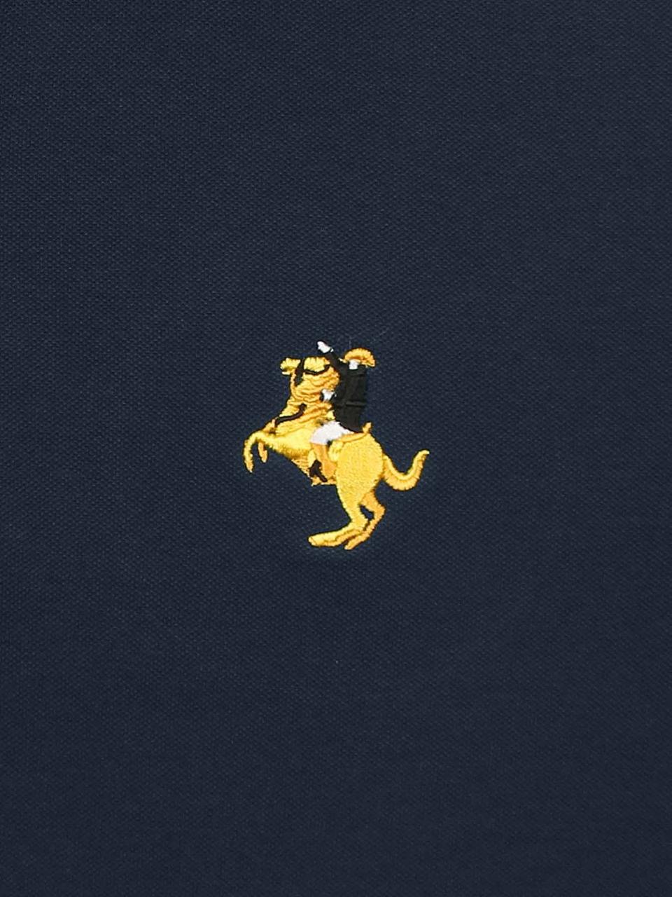 GRDNO Premium Napoleon Small Cow Boy Polo Shirt (Navy Blue)