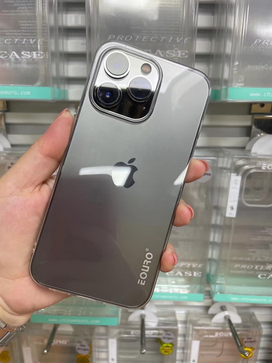 E.U.R.O Transparent Clear Protective iphone Case