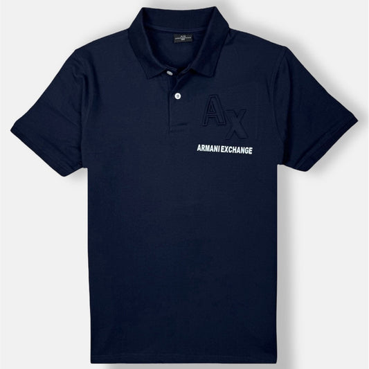 A-X PREMIUM POLO SHIRT (NAVY BLUE)