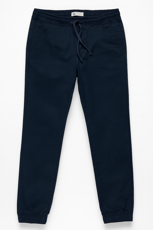 Z.A.R.A Premium Cotton Waist Jogger Trouser (Navy Blue)