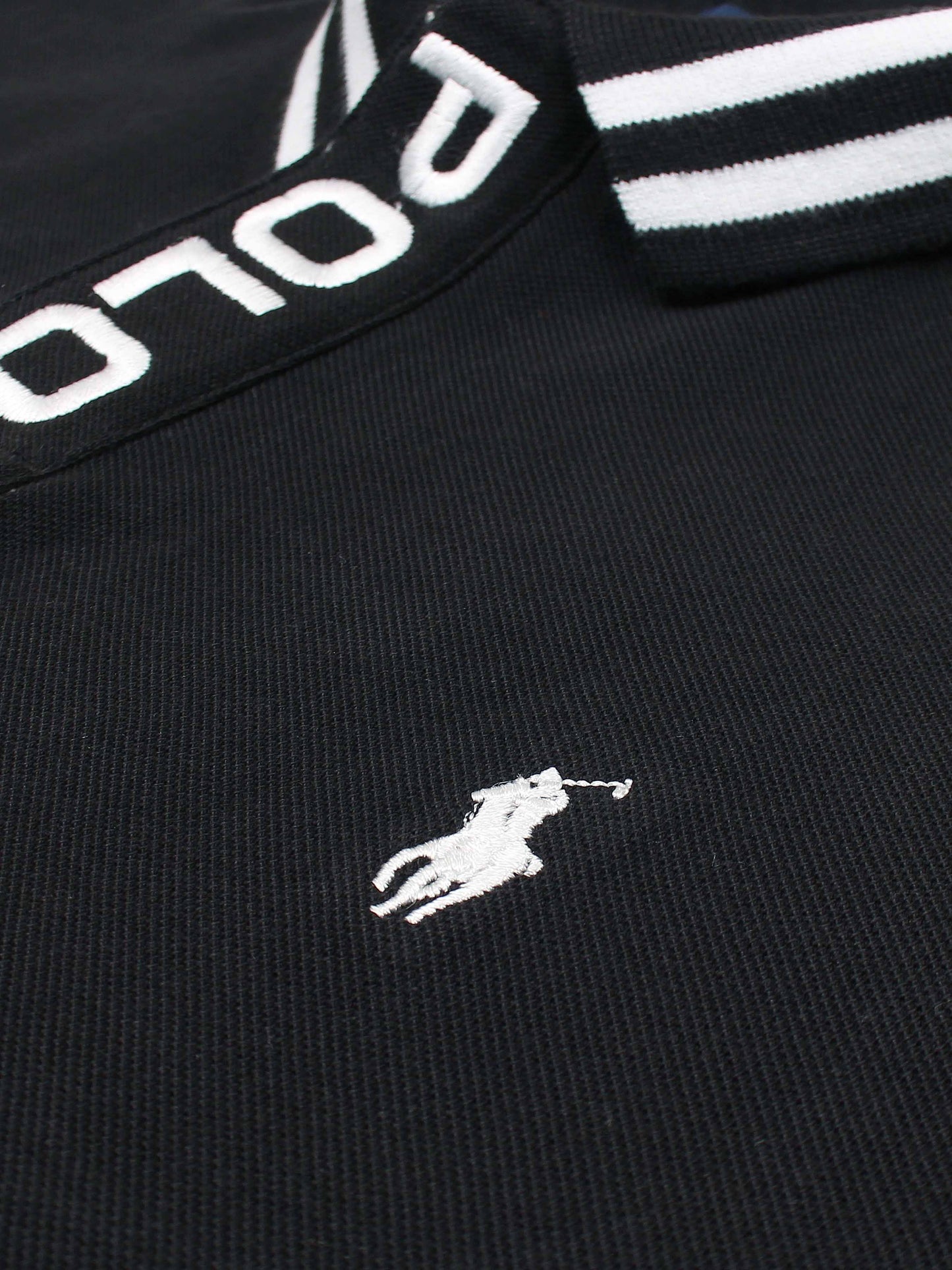 RL Premium Placket Polo Shirt (Black)