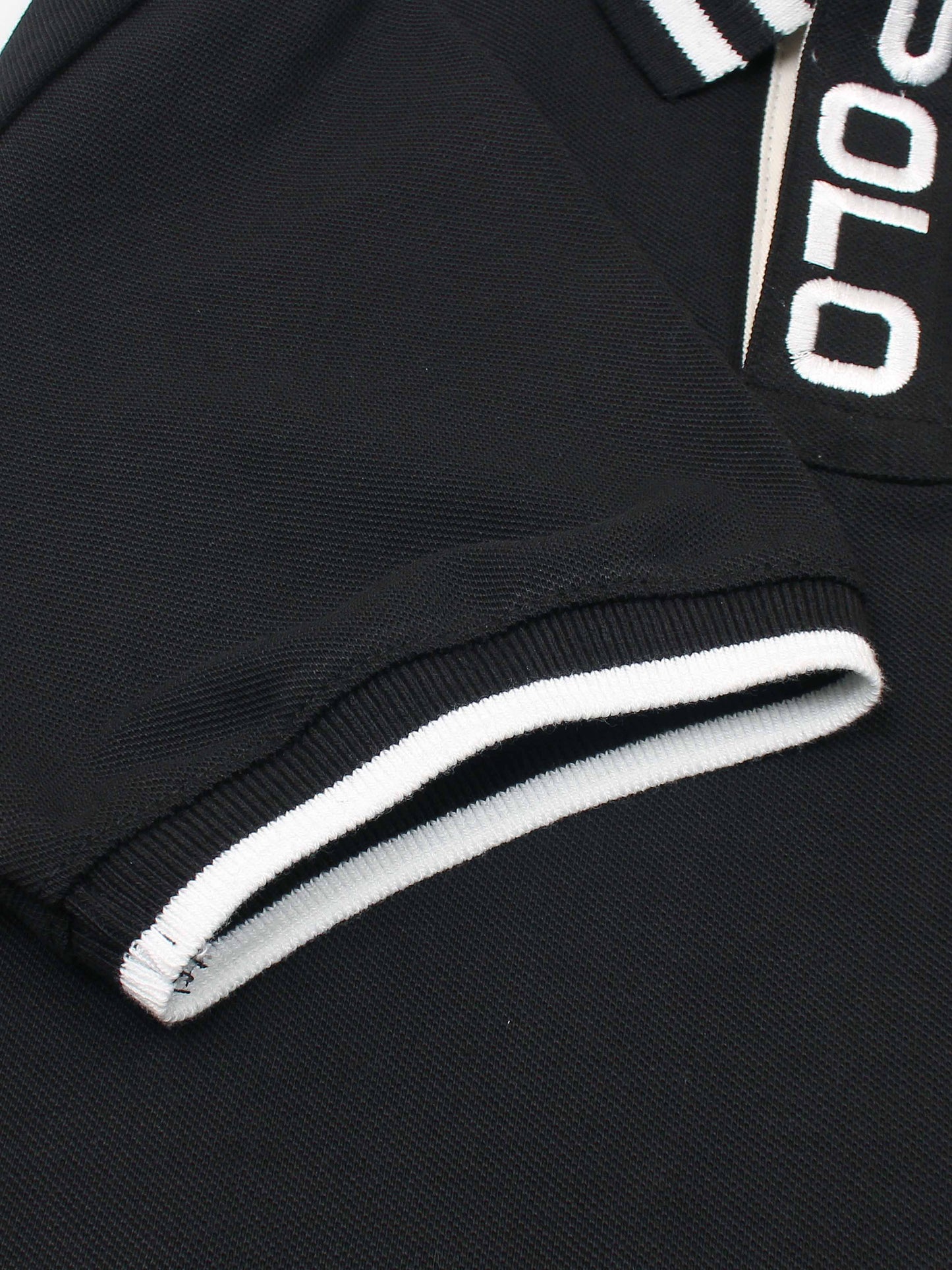 RL Premium Placket Polo Shirt (Black)