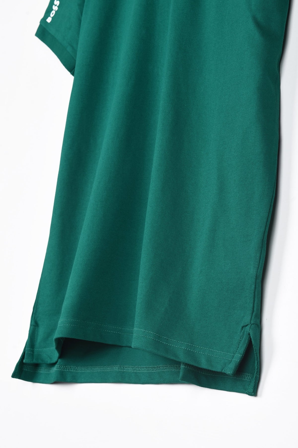 HGO BOS Imported Shoulder Contrast Trim Polo (Green)