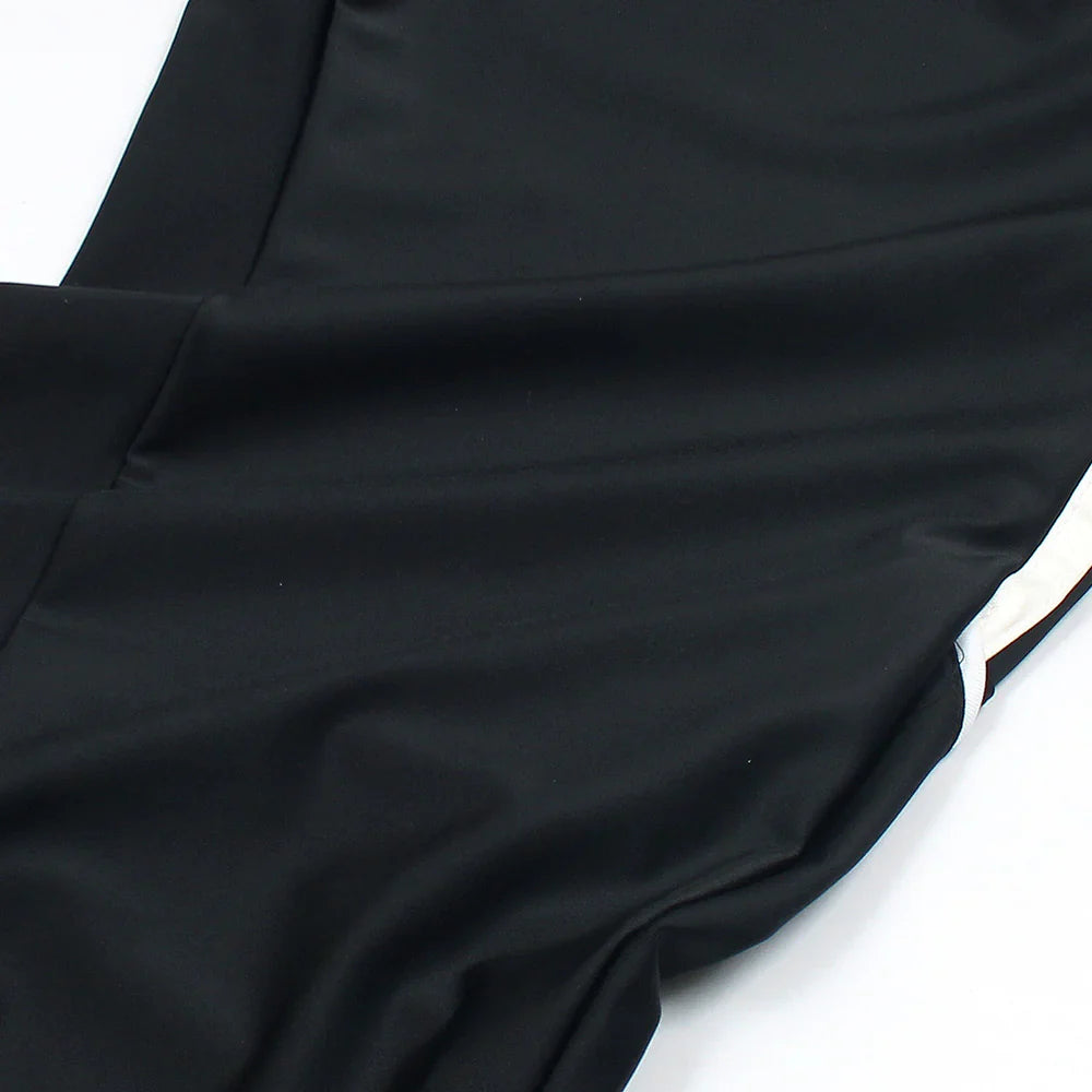 ADDAS IMPORTED DRI-FIT PIPING TROUSER (BLACK)