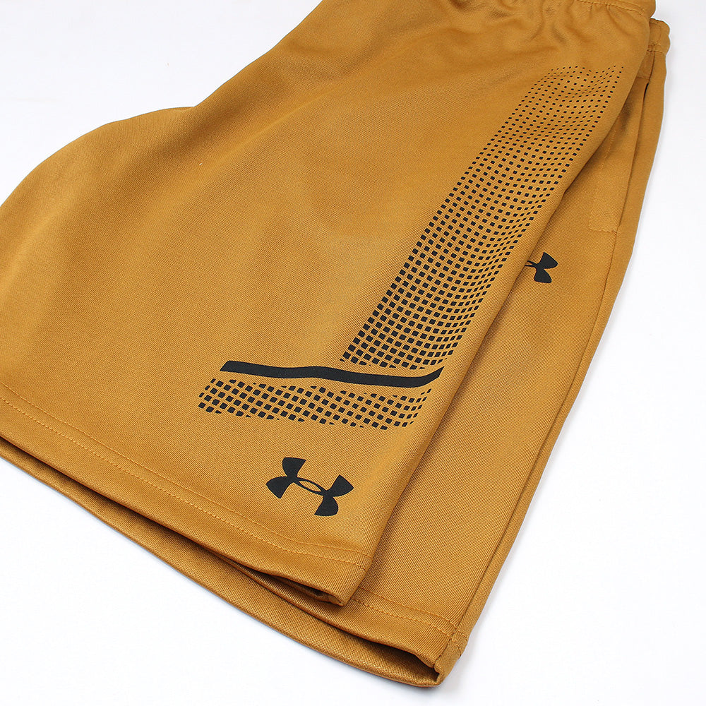 UA Premium Dri-Fit Woven Graphic Short (Mustard)