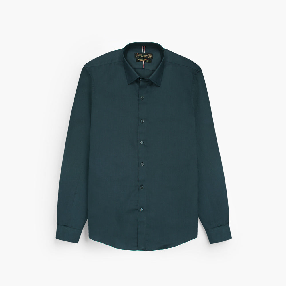 Mussimo Duti Imported Formal Shirt Dobby (Dark Teal)