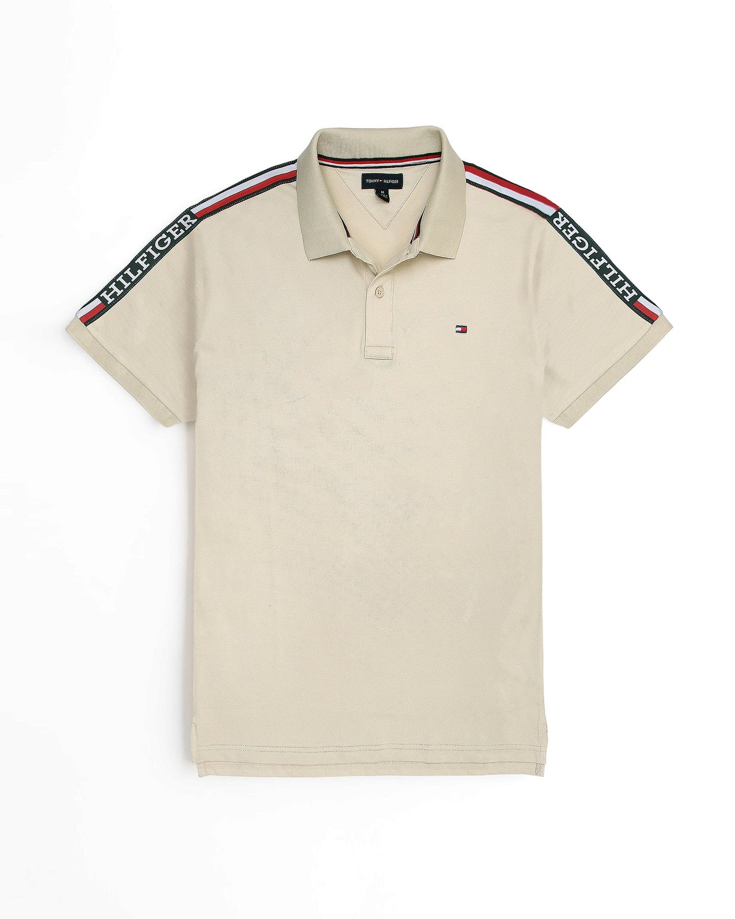 TH Imported Shoulder Stripe Polo (Stone)