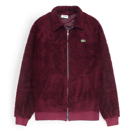 Lcste Imported Sherpa Zipper Jacket (Maroon)