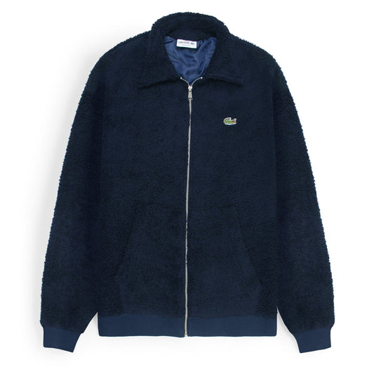 Lcste Imported Sherpa Zipper Jacket (Navy Blue)