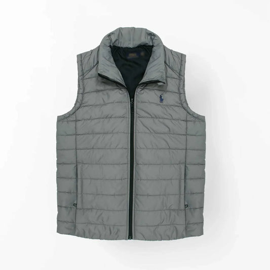 RL premium Small Pony Puffer Jacket (Steel Grey)