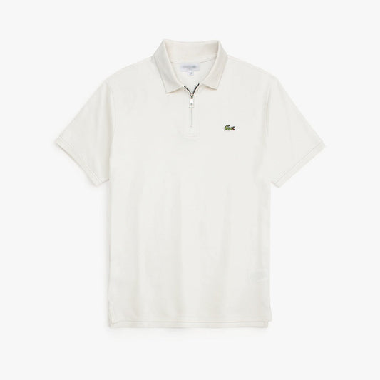 LCSTE Premium Zip Up Polo shirt (Off White)