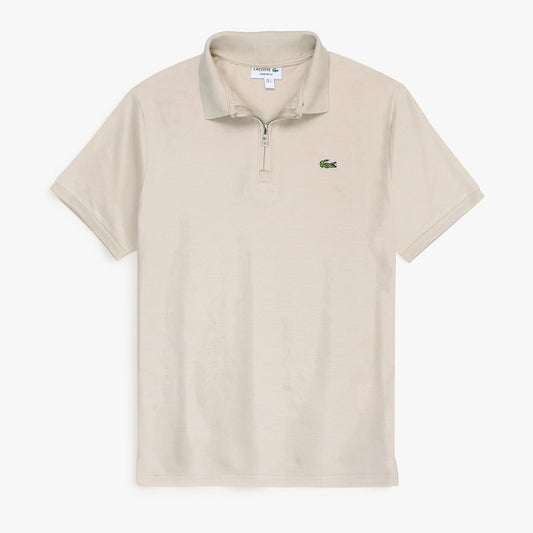 LCSTE Premium Zip Up Polo shirt (Stone)