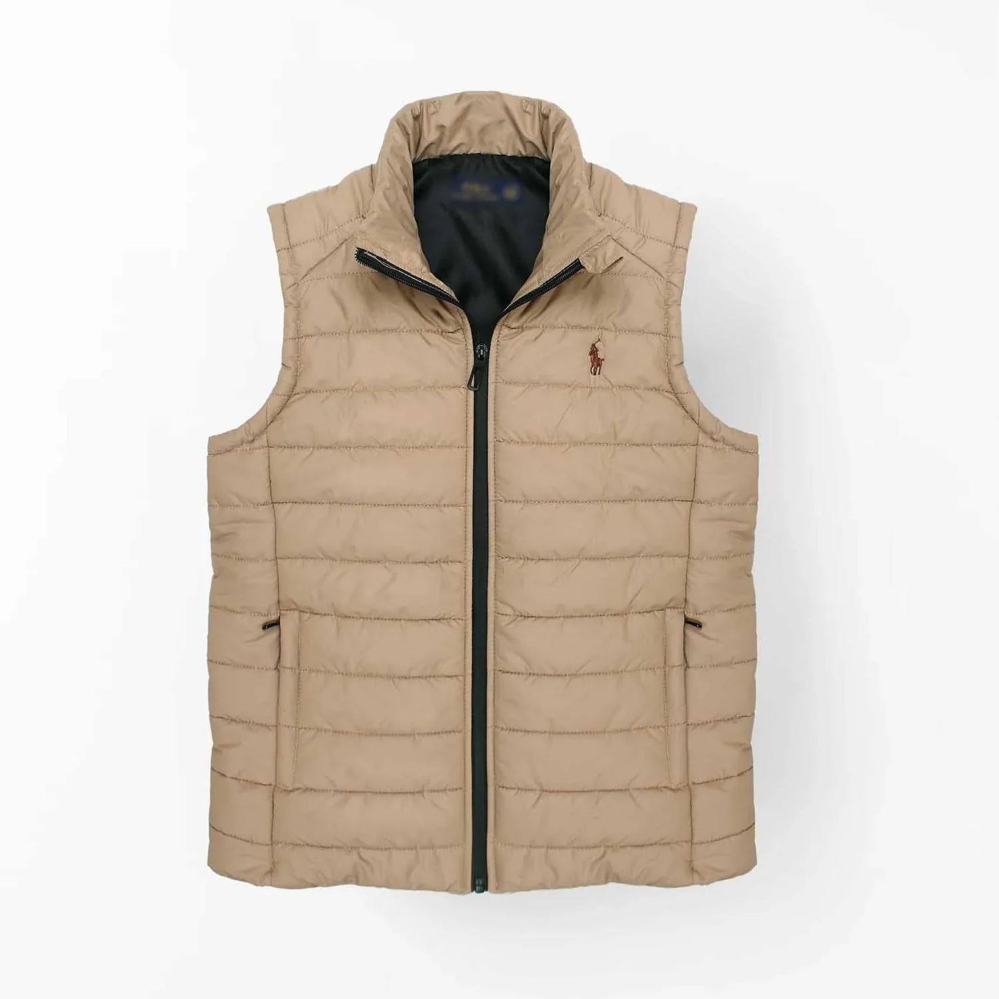RL premium Small Pony Puffer Jacket (Khaaki)