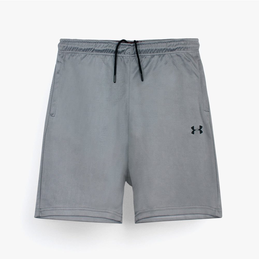 UA Premium Dri-Fit Woven Graphic Short (Grey)