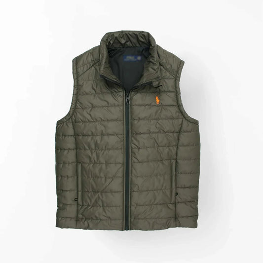 RL premium Small Pony Puffer Jacket (Olive Green)