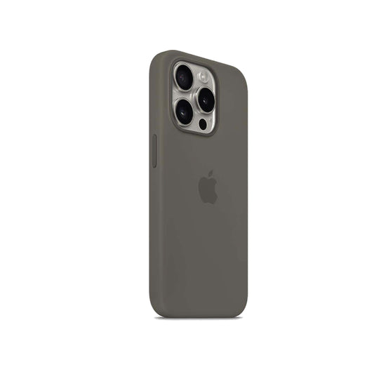 iPhone Official Silicon Case-Natural Titanium