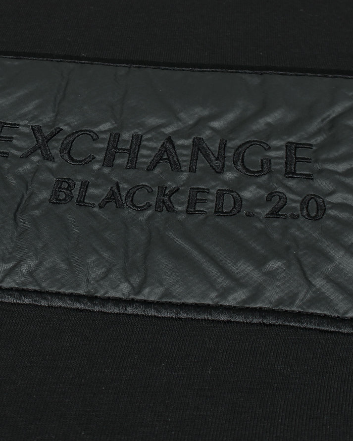 A-X IMPORTED MEN'S PATCH T-SHIRT (BLACK)