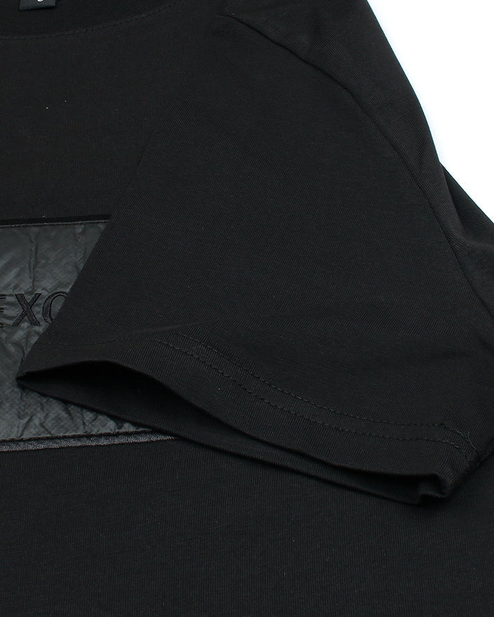 A-X IMPORTED MEN'S PATCH T-SHIRT (BLACK)