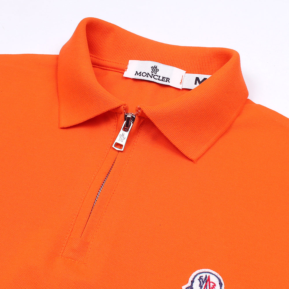 MNCLR Premium Zip Up Polo shirt (Orange)