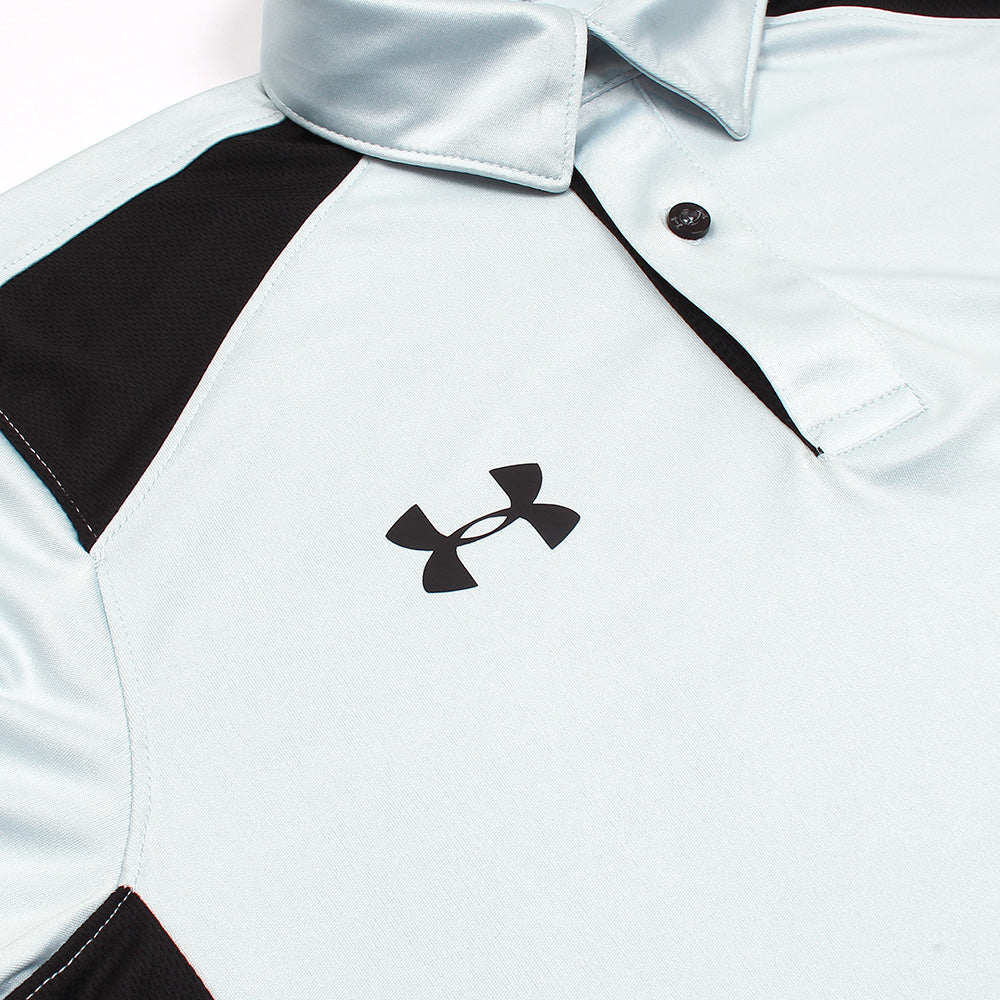 UA PREMIUM DRI-FIT HEATGEAR POLO SHIRT (SKY)