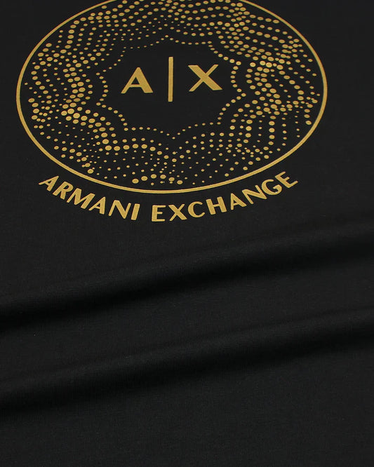 A-X IMPORTED MEN'S GOLD T-SHIRT (BLACK)