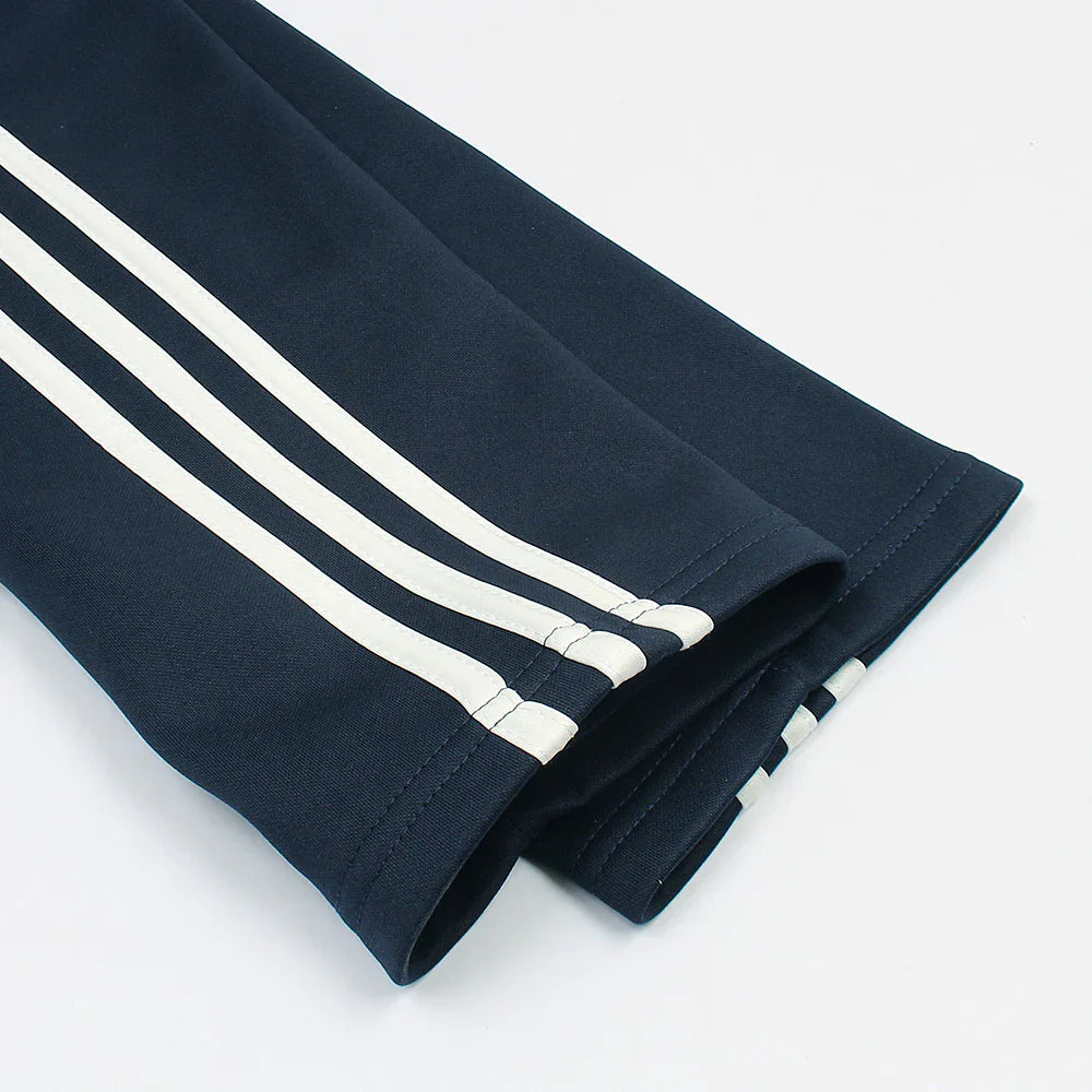 ADDAS Imported Tiro Piping Quarter Zip Tracksuit (Navy Blue)