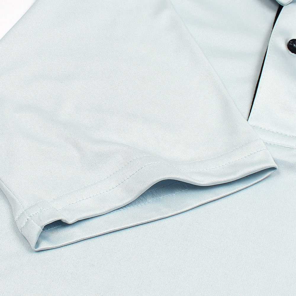 UA PREMIUM DRI-FIT HEATGEAR POLO SHIRT (SKY)