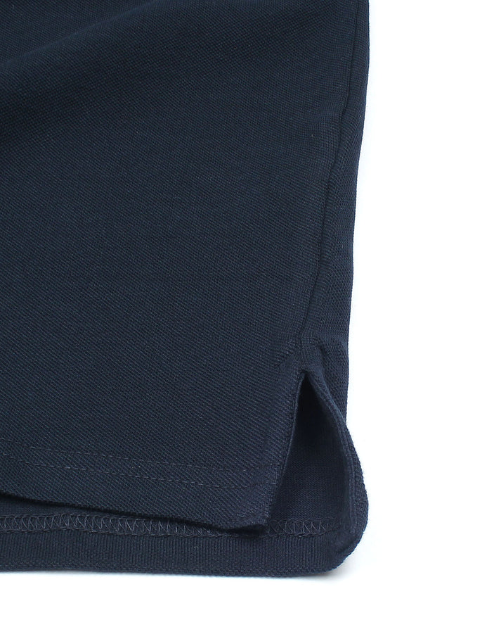 HKT IMPORTED MEN'S TIPPED POLO SHIRT (NAVY BLUE)